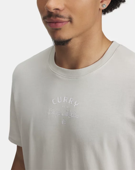 Under Armour Camiseta Curry Heavyweight Verbiage para hombre   Liquidación