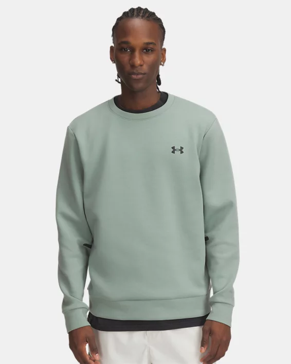 Under Armour Sudadera con cuello redondo UA Unstoppable Fleece para hombre  