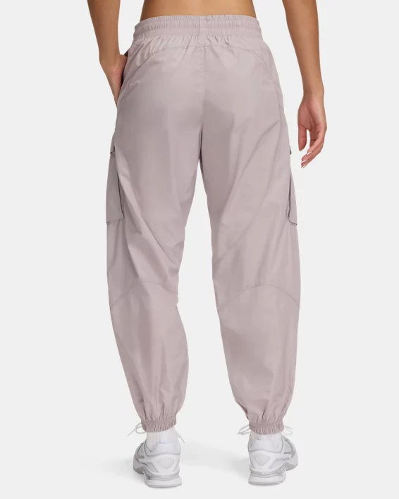 Under Armour Pantalón UA Unstoppable Woven Sheen Cargo para mujer   Precios de Black Friday