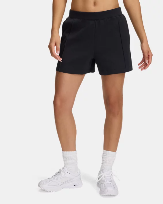 Under Armour Pantalón corto UA Unstoppable Fleece para mujer  