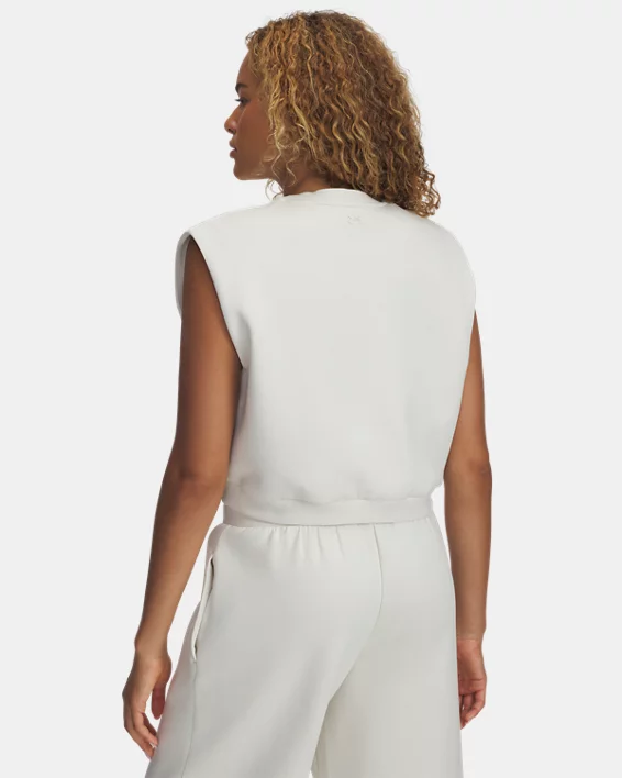 Under Armour Parte de arriba sin mangas UA Unstoppable Fleece para mujer   Oferta exclusiva