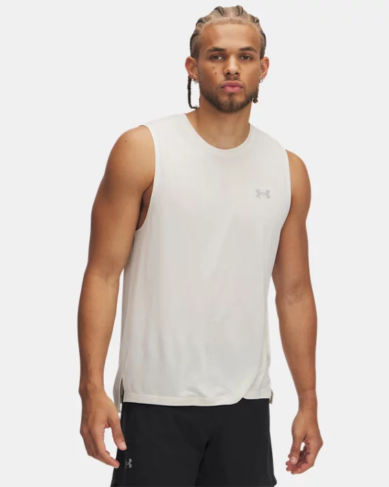 Under Armour Camiseta de tirantes UA Trail Run Launch para hombre  