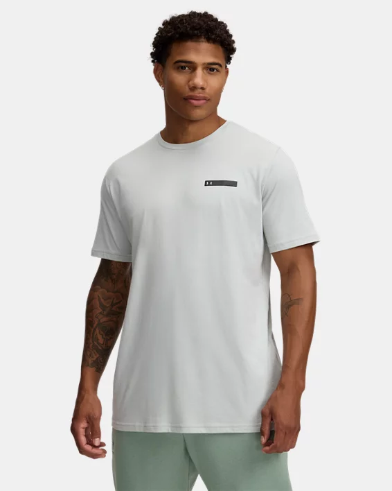 Under Armour Camiseta de manga corta UA Strip Logo para hombre  