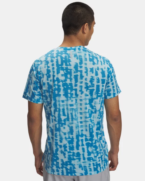Under Armour Parte superior de manga corta estampada UA Launch para hombre   Venta caliente
