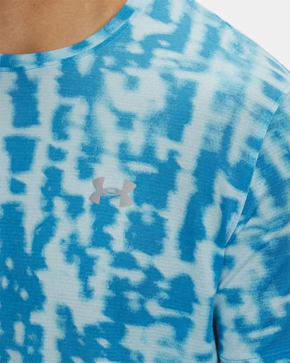 Under Armour Parte superior de manga corta estampada UA Launch para hombre   Venta caliente
