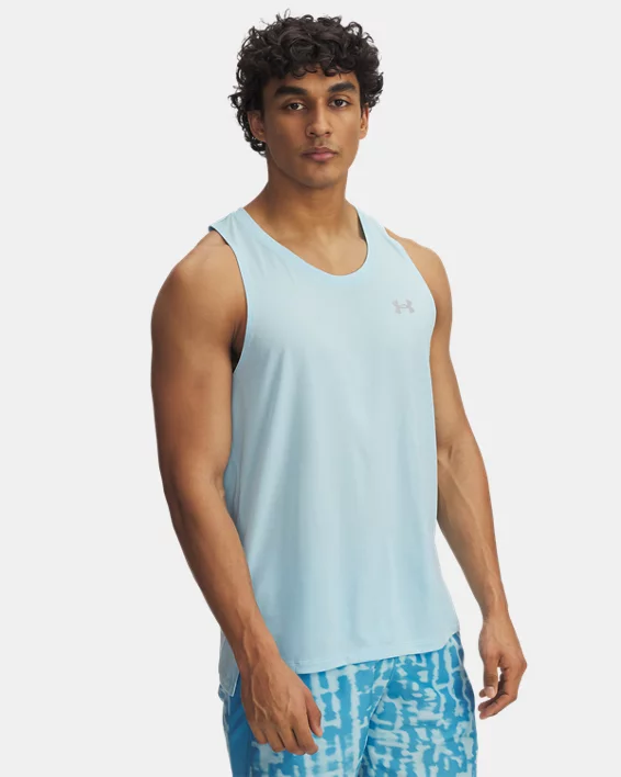 Under Armour Camiseta sin mangas UA Launch para hombre  