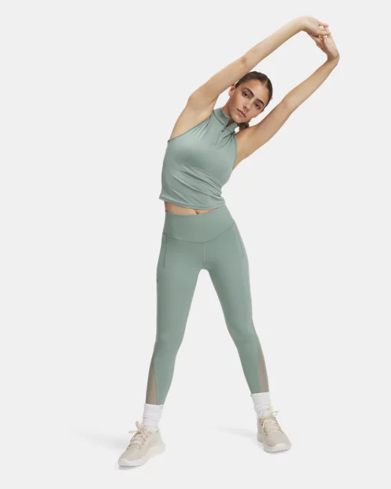 Under Armour Leggings tobilleros con ventilación UA Vanish Elite para mujer   Grandes descuentos