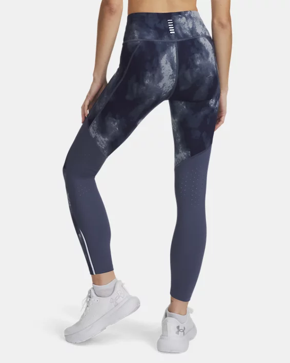 Under Armour Mallas tobilleras con estampado UA Launch para mujer   Liquidación