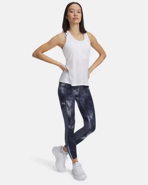 Under Armour Mallas tobilleras con estampado UA Launch para mujer   Liquidación
