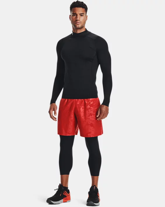 Under Armour Camiseta de manga larga HeatGear® Mock para hombre   Mejor oferta