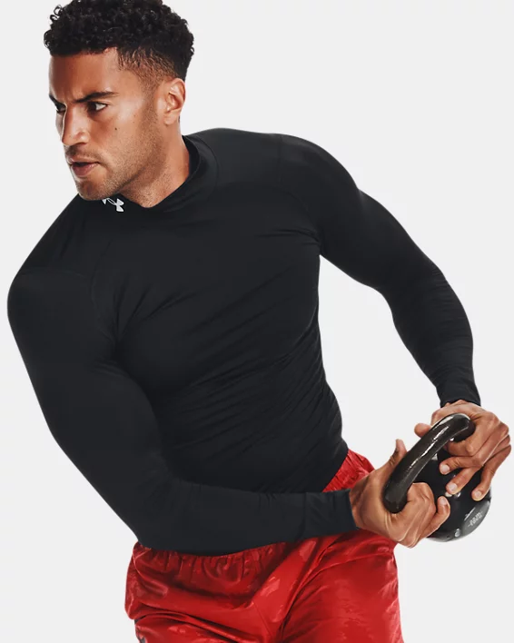 Under Armour Camiseta de manga larga HeatGear® Mock para hombre   Mejor oferta