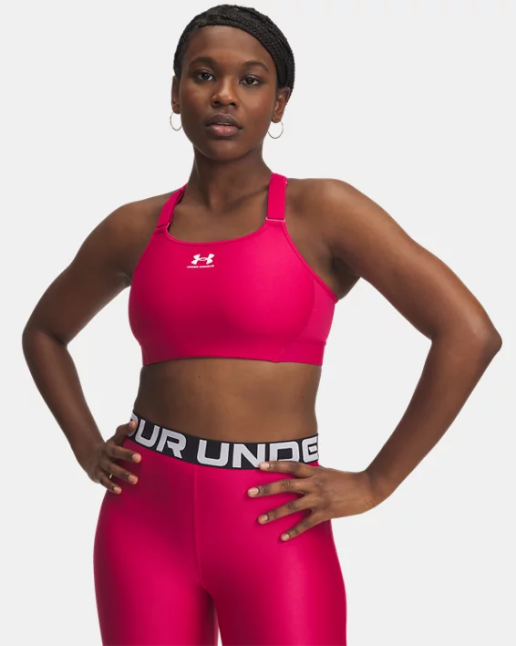 Under Armour Sujetador deportivo de sujeción alta HeatGear® Armour para mujer   Último día