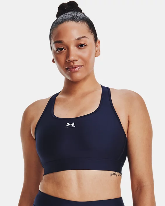 Under Armour Sujetador deportivo sin relleno HeatGear® Mid para mujer   Oferta especial de fábrica