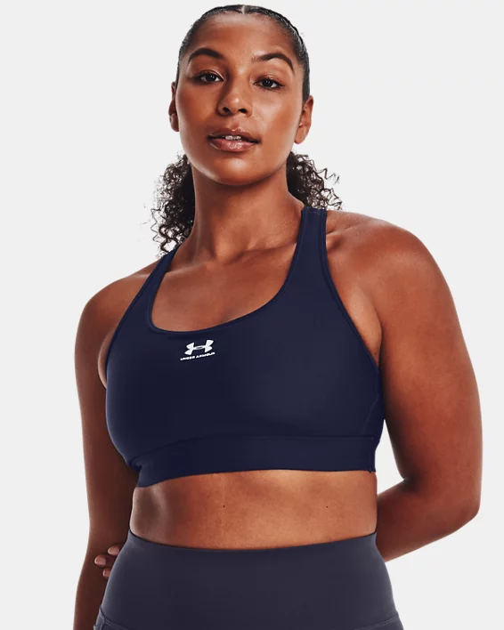 Under Armour Sujetador deportivo sin relleno HeatGear® Mid para mujer   Oferta especial de fábrica