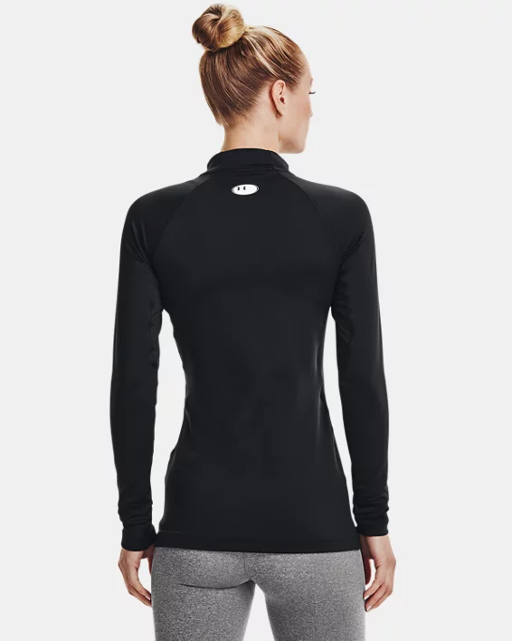 Under Armour Camiseta de manga larga y cuello alto ColdGear® para mujer   Grandes descuentos