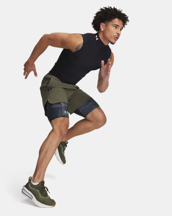 Under Armour Pantalón corto HeatGear® Printed Long para hombre   Liquidación