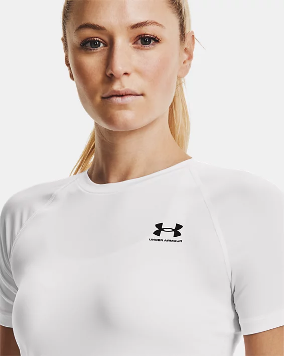 Under Armour Camiseta de manga corta HeatGear® Compression para mujer   Tienda de fábrica