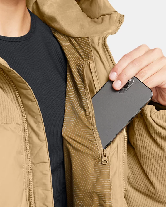Under Armour Chaqueta acolchada de pana Limitless Down Oversized para mujer   En oferta