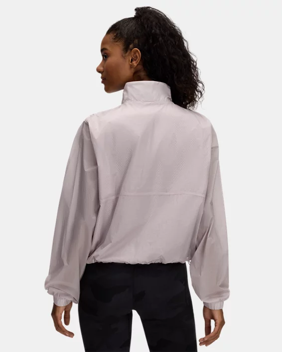 Under Armour Anorak con media cremallera UA Rival Woven para mujer   Solo hoy