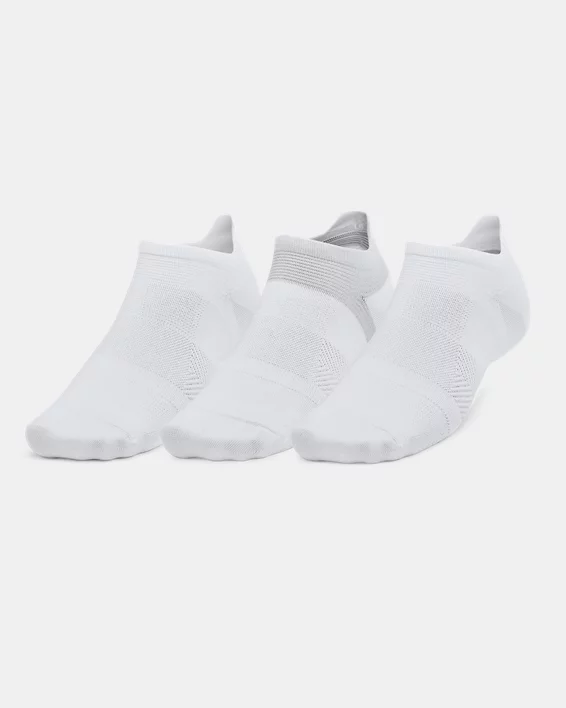 Under Armour Calcetines invisibles con presilla UA ArmourDry® Run Lite unisex - Paquete de 3  