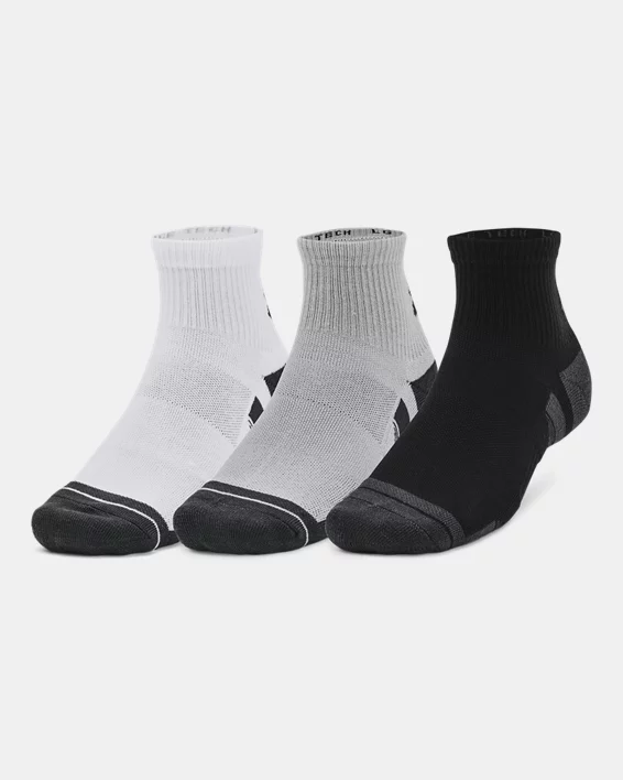 Under Armour Calcetines tobilleros UA Performance Tech unisex - Paquete de 3  