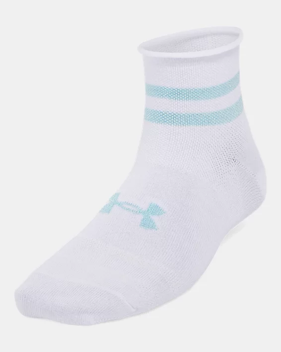 Under Armour Calcetines UA Essential Quarter para mujer - Paquete de 3   Tienda