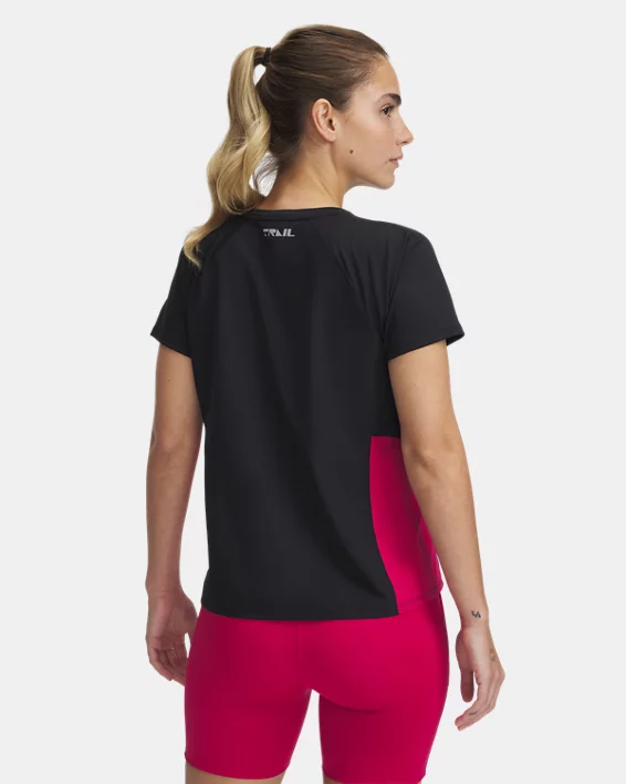 Under Armour Camiseta de manga corta con cremallera UA Trail Run para mujer   Tienda