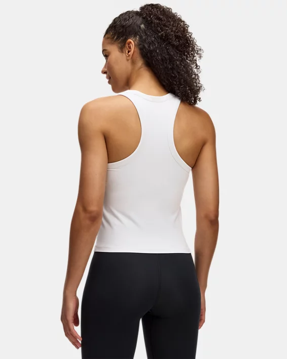 Under Armour Camiseta de tirantes y cuello alto redondo UA Motion para mujer   Rebajas online