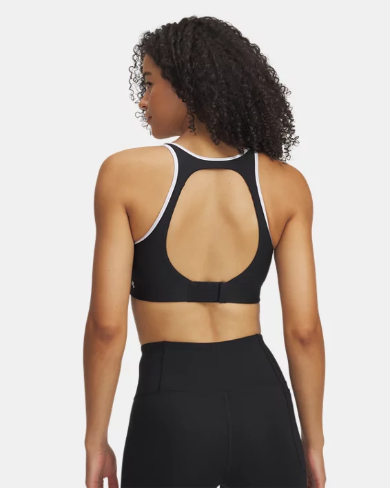 Under Armour Sujetador deportivo de sujeción media con ribete UA Infinity para mujer   ÚLTIMAS EDICIONES