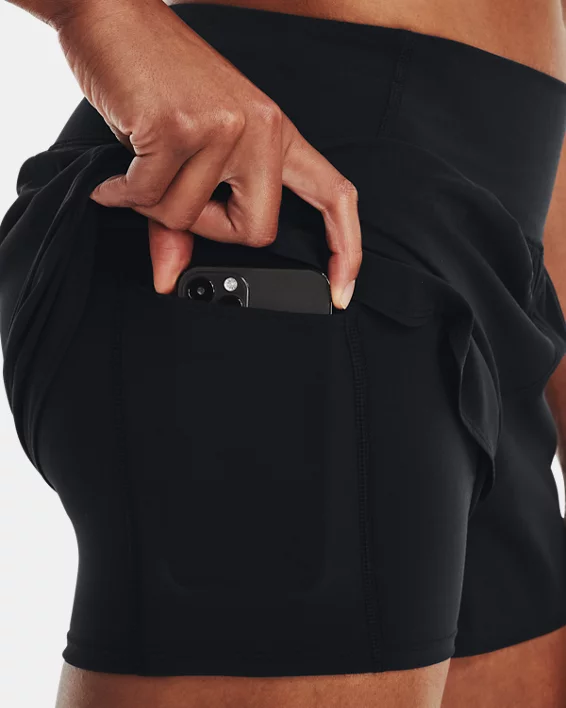 Under Armour Pantalón corto 2 en 1 UA Vanish para mujer   Precio de fábrica