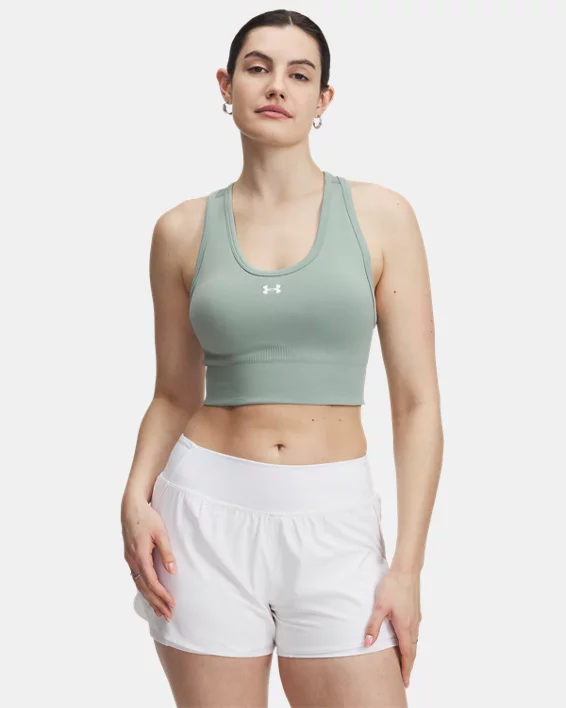 Under Armour Sujetador deportivo de sujeción media UA Vanish Seamless para mujer   Grandes descuentos