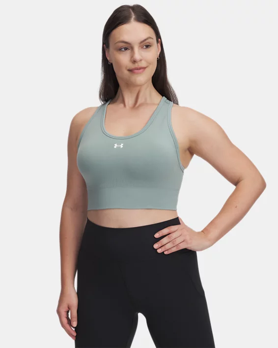 Under Armour Sujetador deportivo de sujeción media UA Vanish Seamless para mujer   Grandes descuentos
