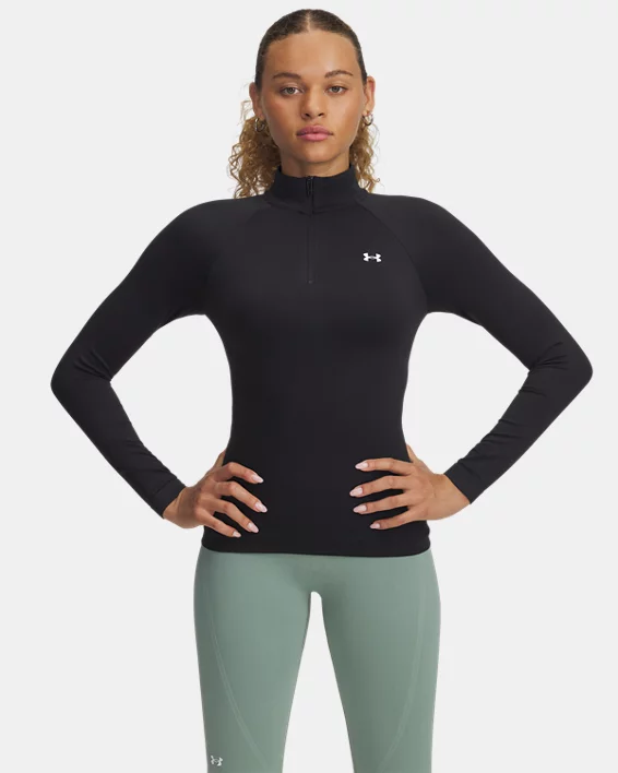 Under Armour Parte superior con cremallera de ¼ sin costuras UA Vanish para mujer