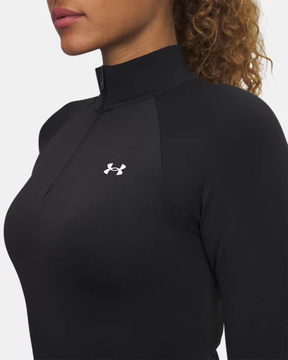 Under Armour Parte superior con cremallera de ¼ sin costuras UA Vanish para mujer   Ahorra y exporta