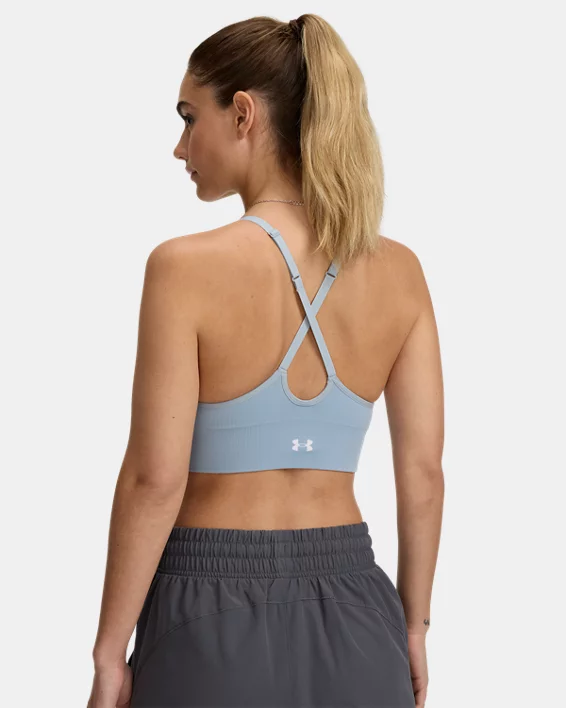 Under Armour Sujetador deportivo de sujeción baja UA Vanish Seamless para mujer   Precios de Black Friday