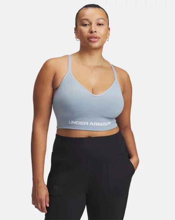 Under Armour Sujetador deportivo de sujeción baja UA Vanish Seamless para mujer   Precios de Black Friday