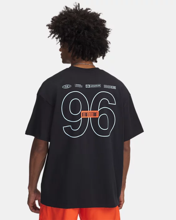Under Armour Camiseta de manga corta UA Heavyweight Hoops Mix Tape para hombre   2025