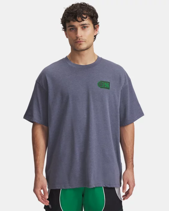 Under Armour Camiseta de manga corta UA Heavyweight Hoops Courtside para hombre