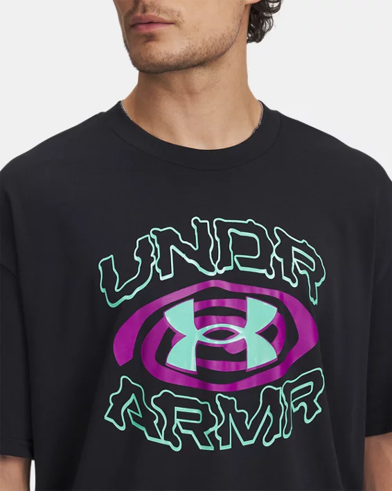 Under Armour Camiseta de manga corta UA Heavyweight Hoops Hoopnotic para hombre   Outlet