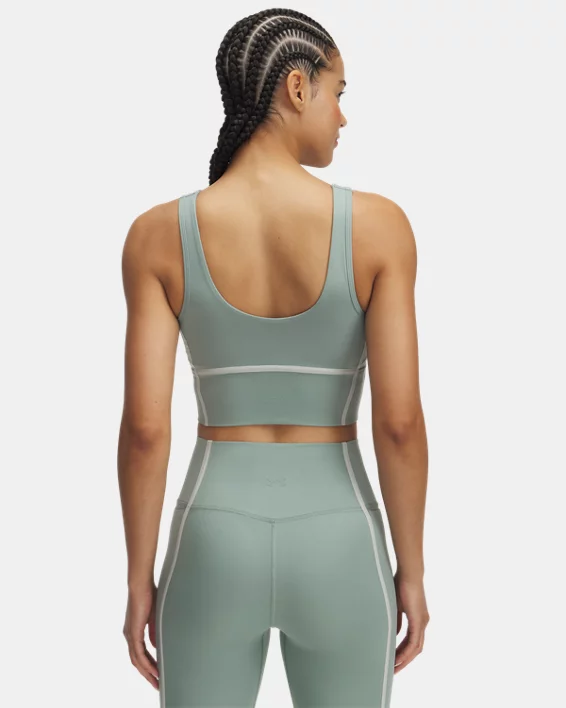 Under Armour Camiseta de tirantes corta con ribete UA Meridian para mujer   Gran oferta
