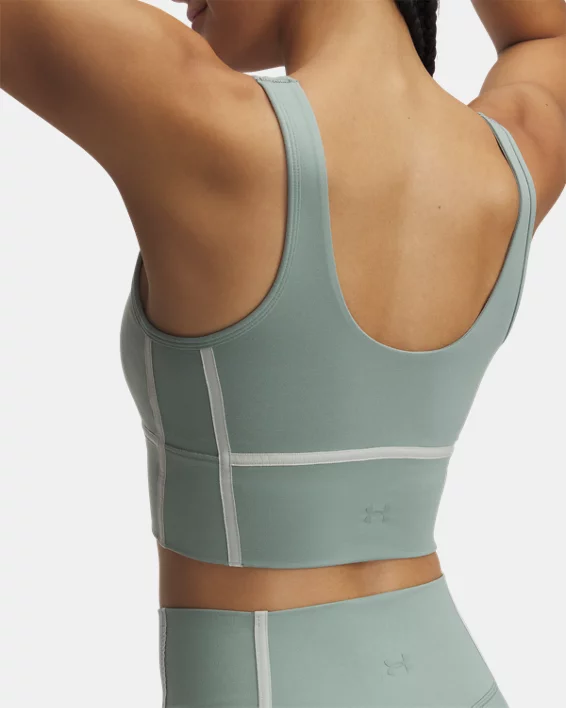 Under Armour Camiseta de tirantes corta con ribete UA Meridian para mujer   Gran oferta
