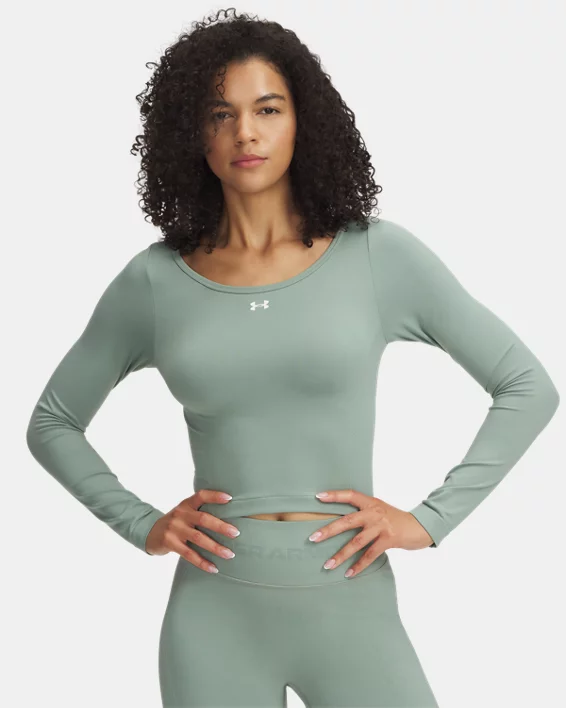 Under Armour Camiseta de manga larga UA Train Seamless para mujer  