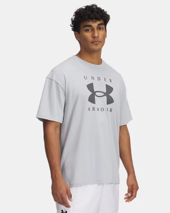 Under Armour Camiseta de manga corta UA Heavyweight Oversized Branded para hombre