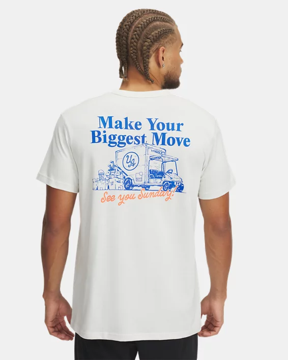 Under Armour Camiseta de manga corta UA Heavyweight Moving Day Illustration para hombre   Últimos 2 días
