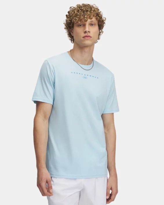 Under Armour Parte superior de manga corta UA Stacked Logo para hombre   Precio de fábrica