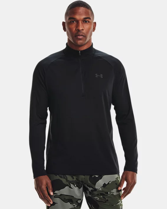 Under Armour Camiseta de manga larga UA Tech™ ½ Zip para hombre   Promoción por tiempo limitado