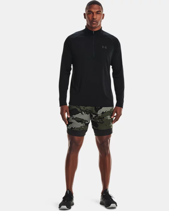 Under Armour Camiseta de manga larga UA Tech™ ½ Zip para hombre   Promoción por tiempo limitado