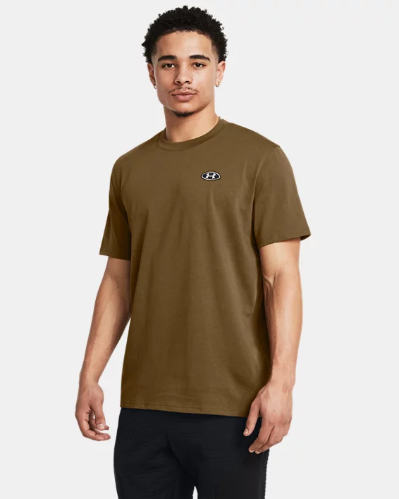Under Armour Camiseta de manga corta UA Heavyweight Left Chest Patch para hombre