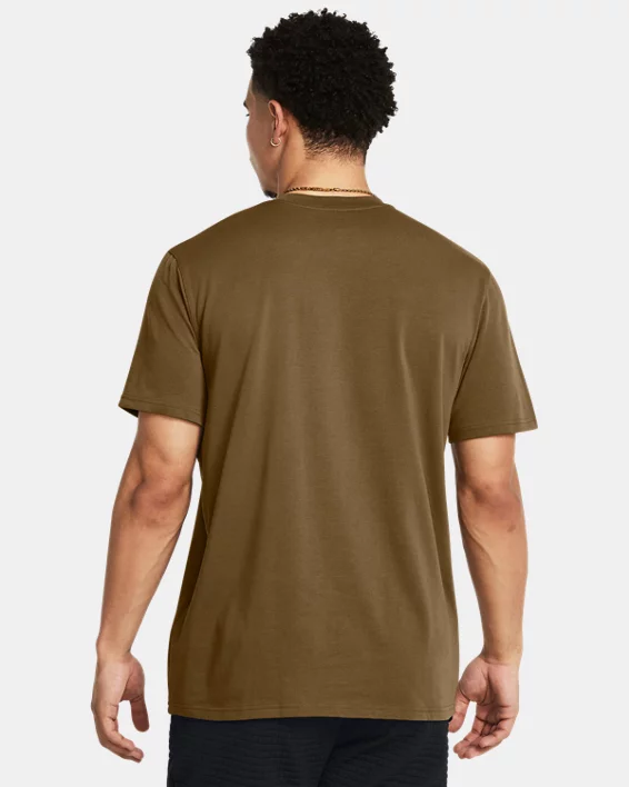 Under Armour Camiseta de manga corta UA Heavyweight Left Chest Patch para hombre   Superdescuento