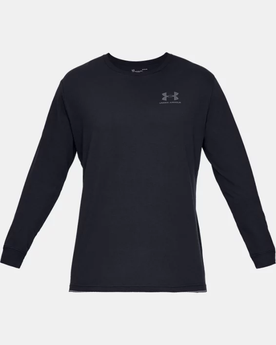 Under Armour Camiseta de manga larga UA Left Chest para hombre   Tienda de fábrica